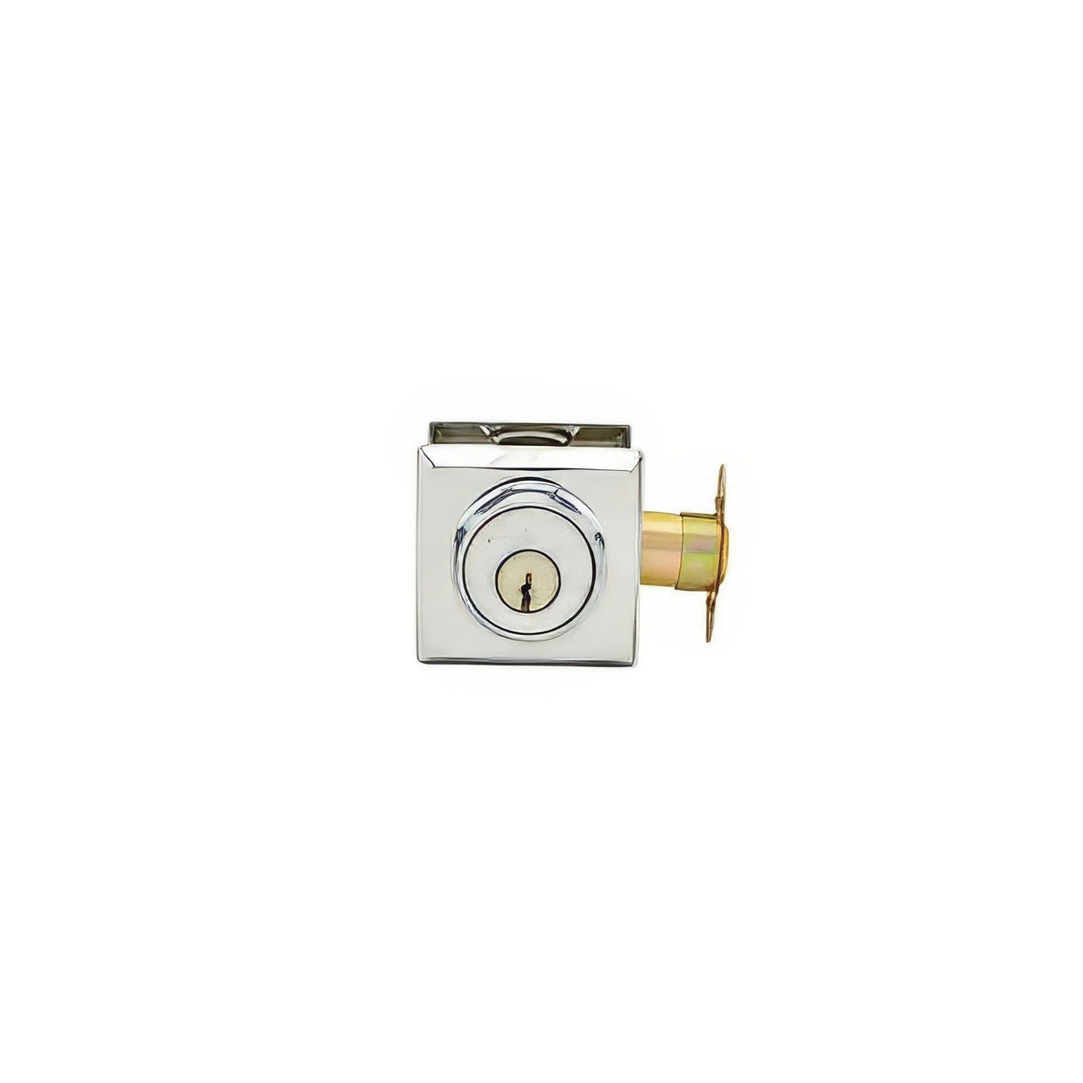 Baldwin DCTSD260 polished chrome double cylinder, keyed entry