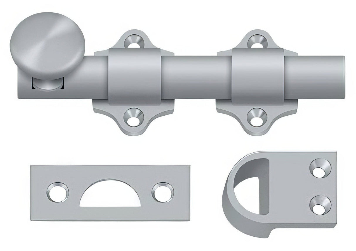 Deltana DDB425U26D satin chrome dutch door bolt