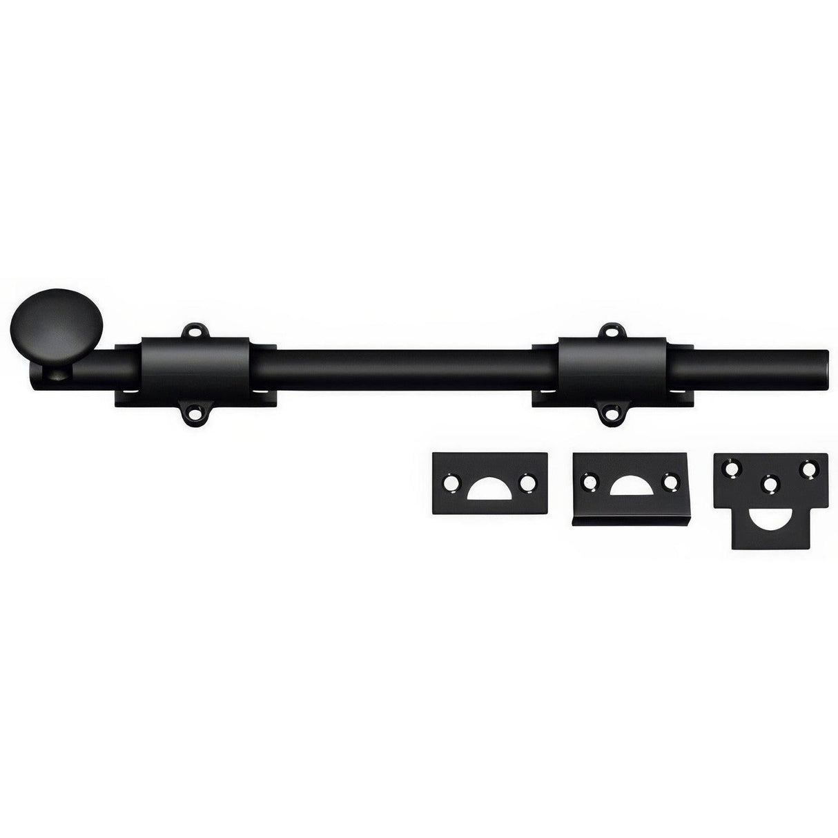 Deltana 12SB19 12SB 12" HD Surface Bolt Black