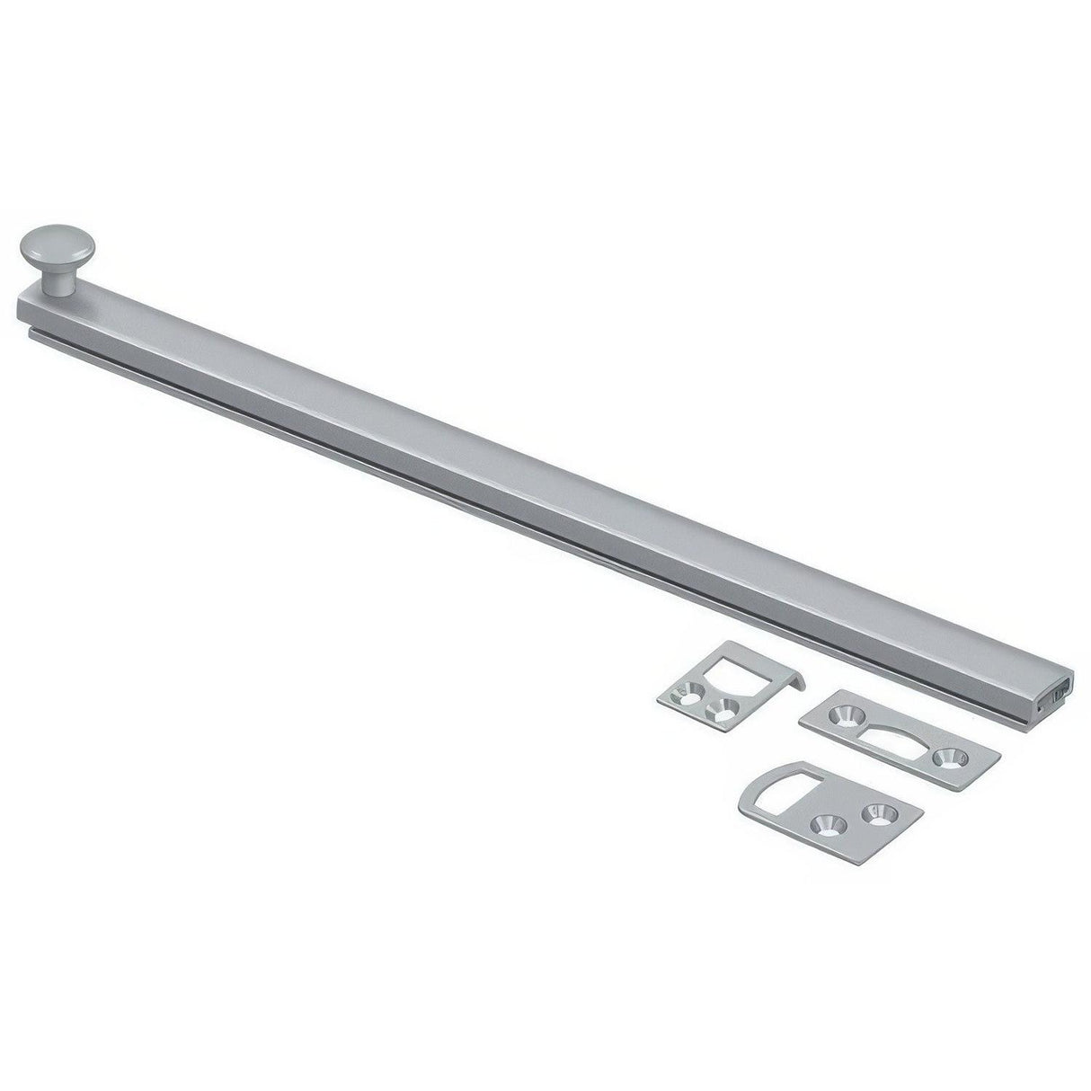 Deltana 12SBCS26D 12SBCS 12" Surface Bolt with Concealed Screws Brushed Chrome