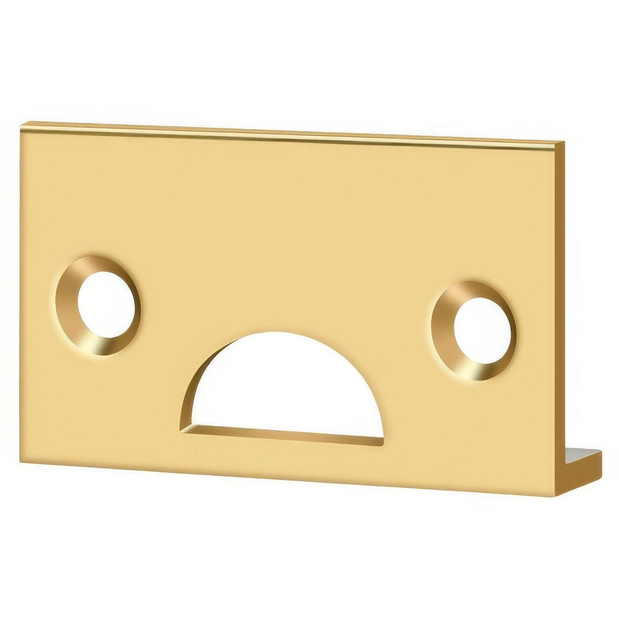 Deltana 178ASTCR003 178ASTU Angle Strike Plate Lifetime Brass