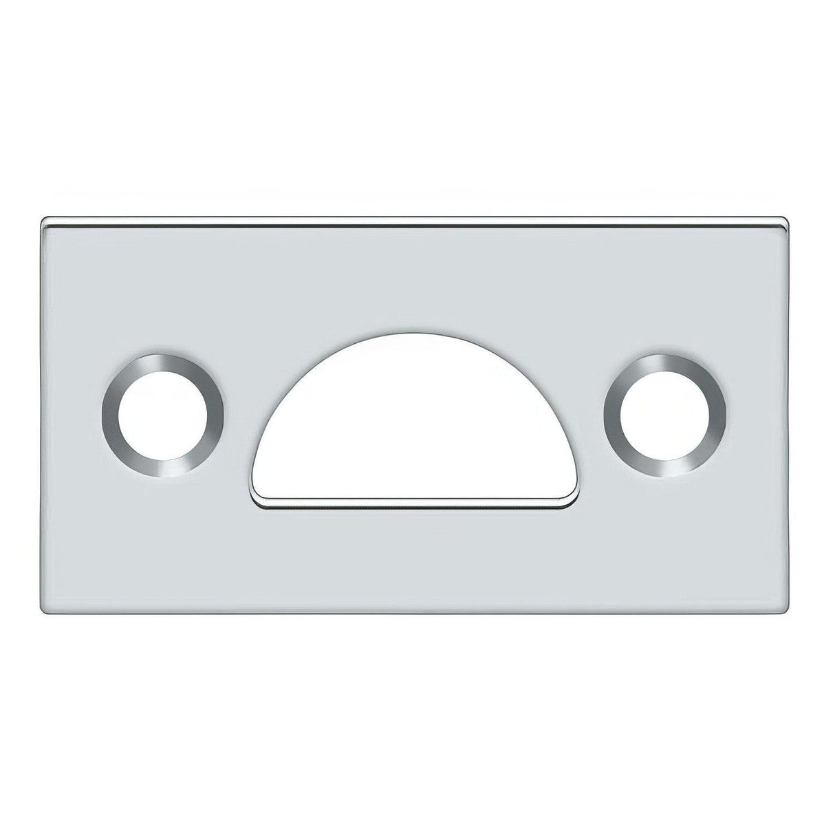 Deltana 178MSTU26 178MSTU Mortise Strike Plate Bright Chrome