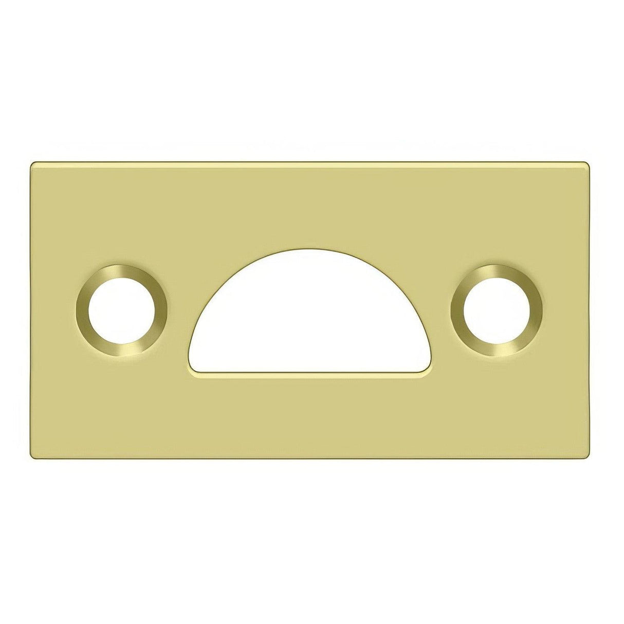 Deltana 178MSTU3 178MSTU Mortise Strike Plate Bright Brass