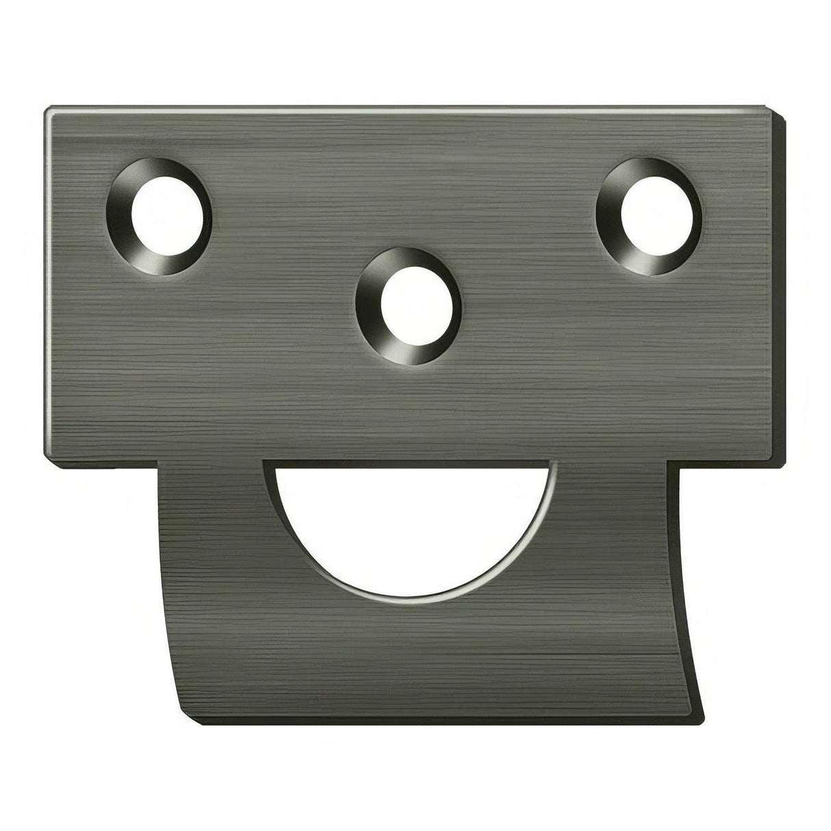 Deltana 178USTU15A 178USTU Universal Strike Plate Antique Nickel