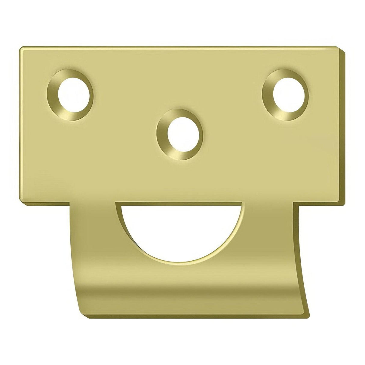 Deltana 178USTU3 178USTU Universal Strike Plate Polished Brass