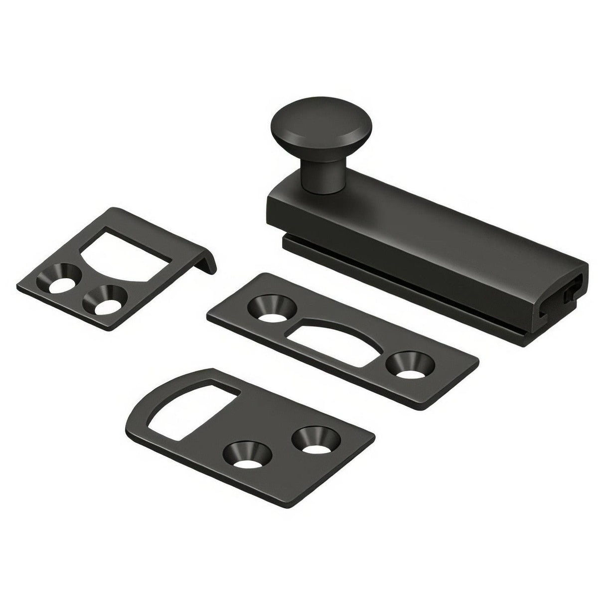 Deltana 2SBCS10B 2SBCS 2" Surface Bolt with Concealed Screw Oil Rubbed Bronze