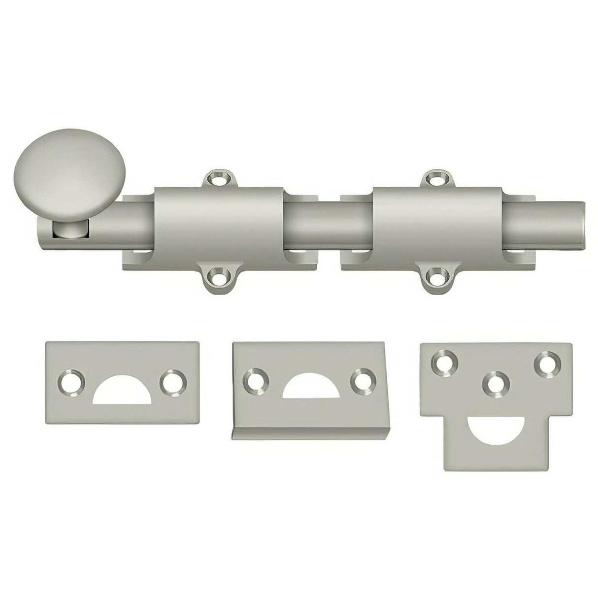 Deltana 6SB15 6SB 6" Security Surface Bolt Satin Nickel