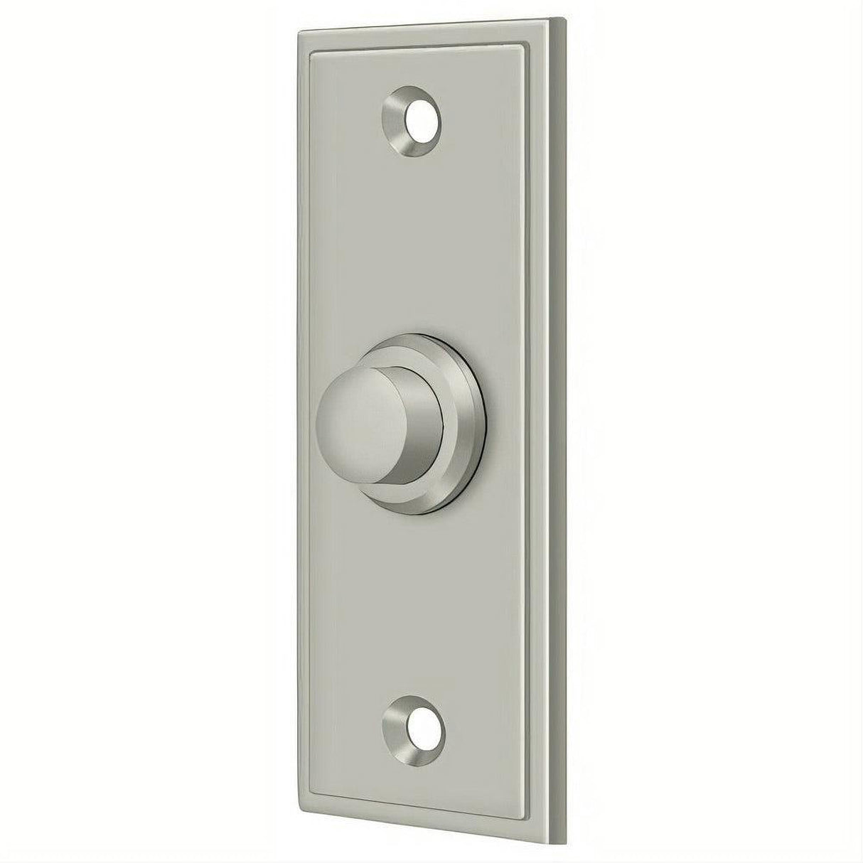 Deltana BBS333U15 BBS333 Rectangular Bell Button Satin Nickel