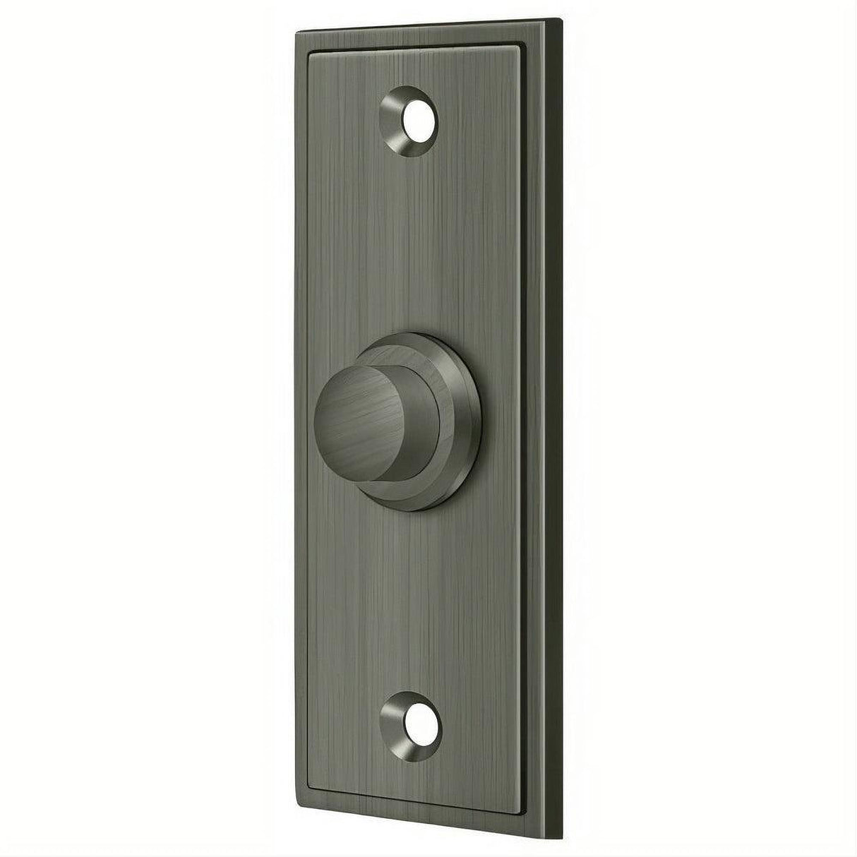 Deltana BBS333U15A BBS333 Rectangular Bell Button Antique Nickel