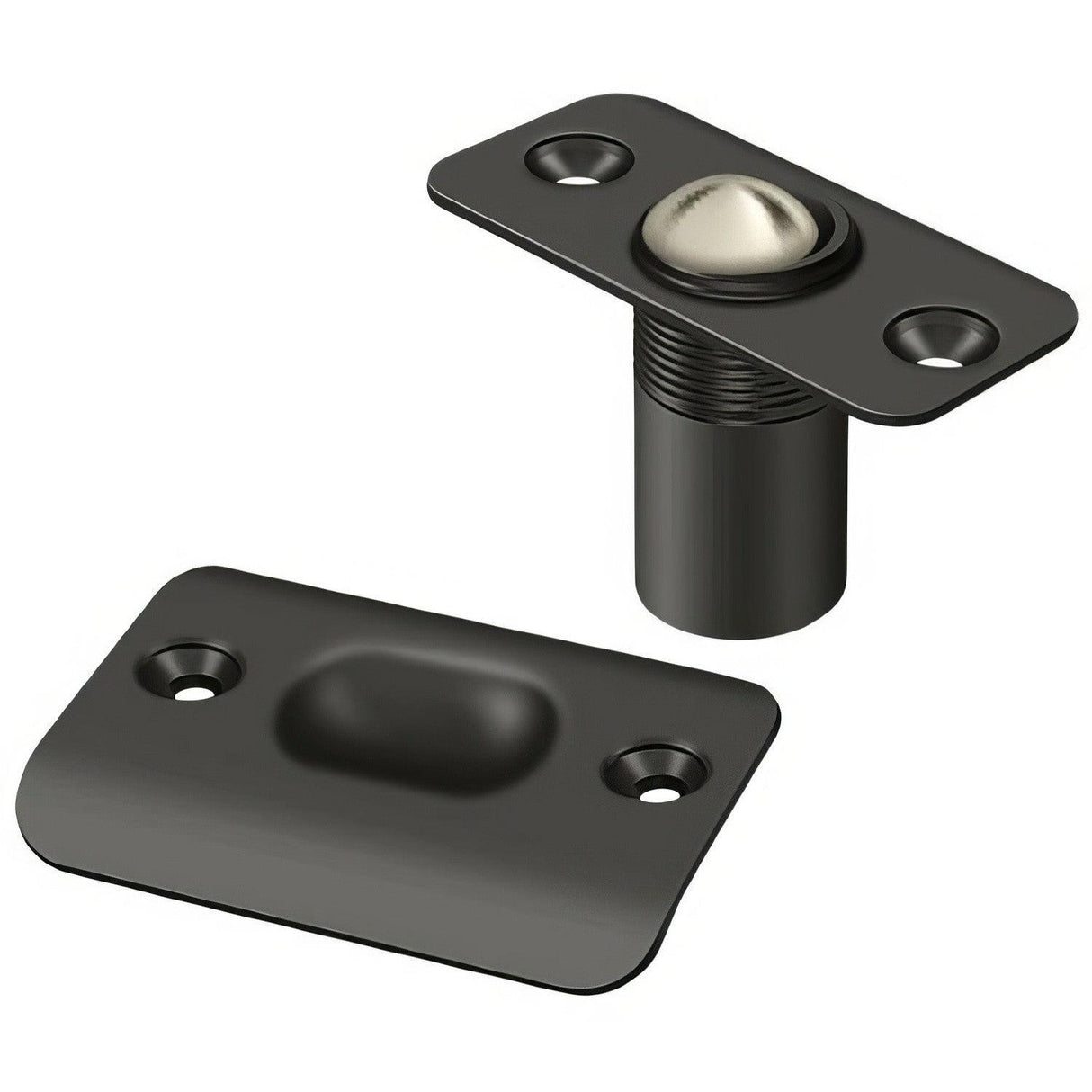 Deltana BC218RU10B BC218RU 2 1/8" x 1" Ball Catch with Round Corners Oil Rubbed Bronze