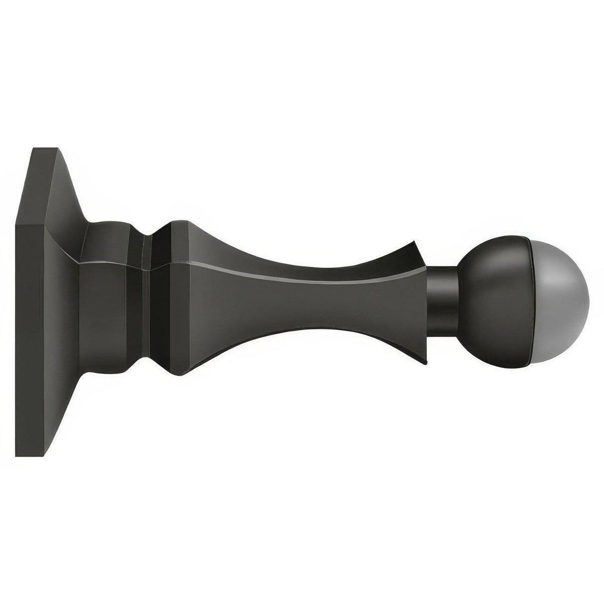 Deltana BDH35U10B BDH35 3-1/2" Baseboard Door Stop Oil Rubbed Bronze