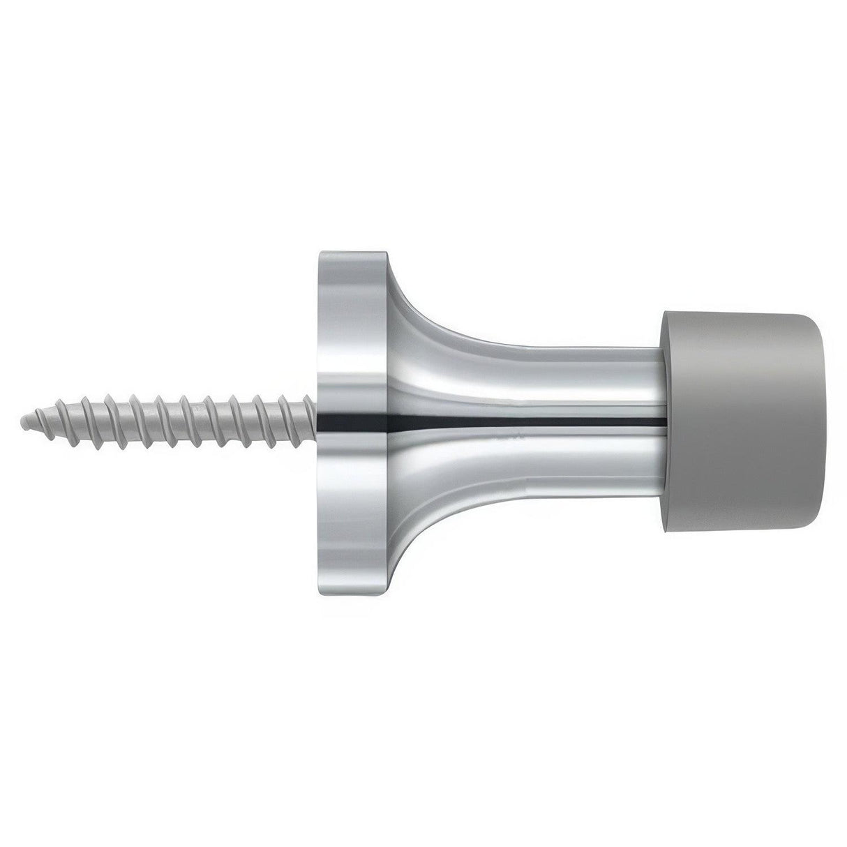 Deltana BDS125U26 BDS125 1-1/2" Baseboard Door Stop Polished Chrome