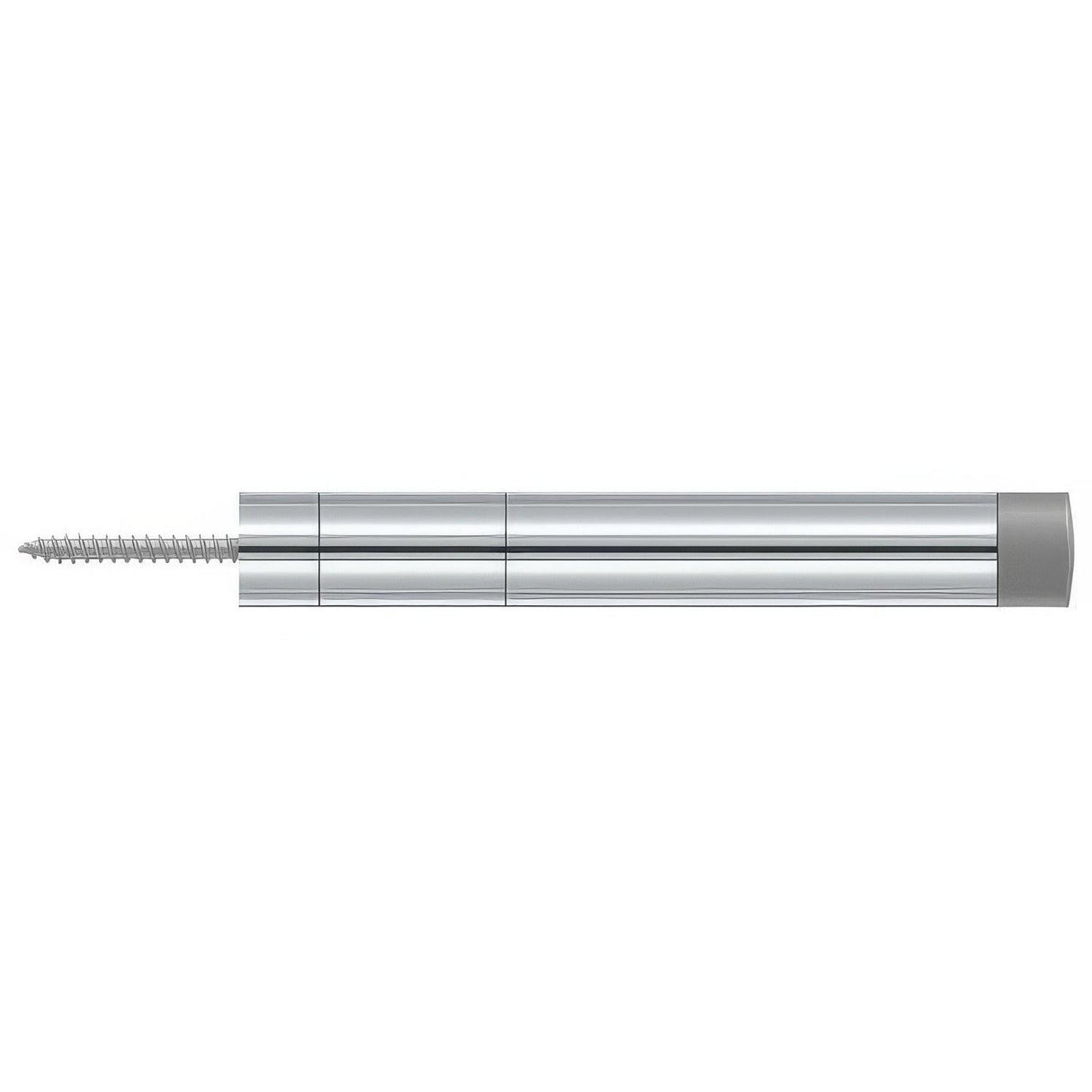 Deltana BDS450U26 BDS450 4-1/2" Baseboard Door Stop Polished Chrome
