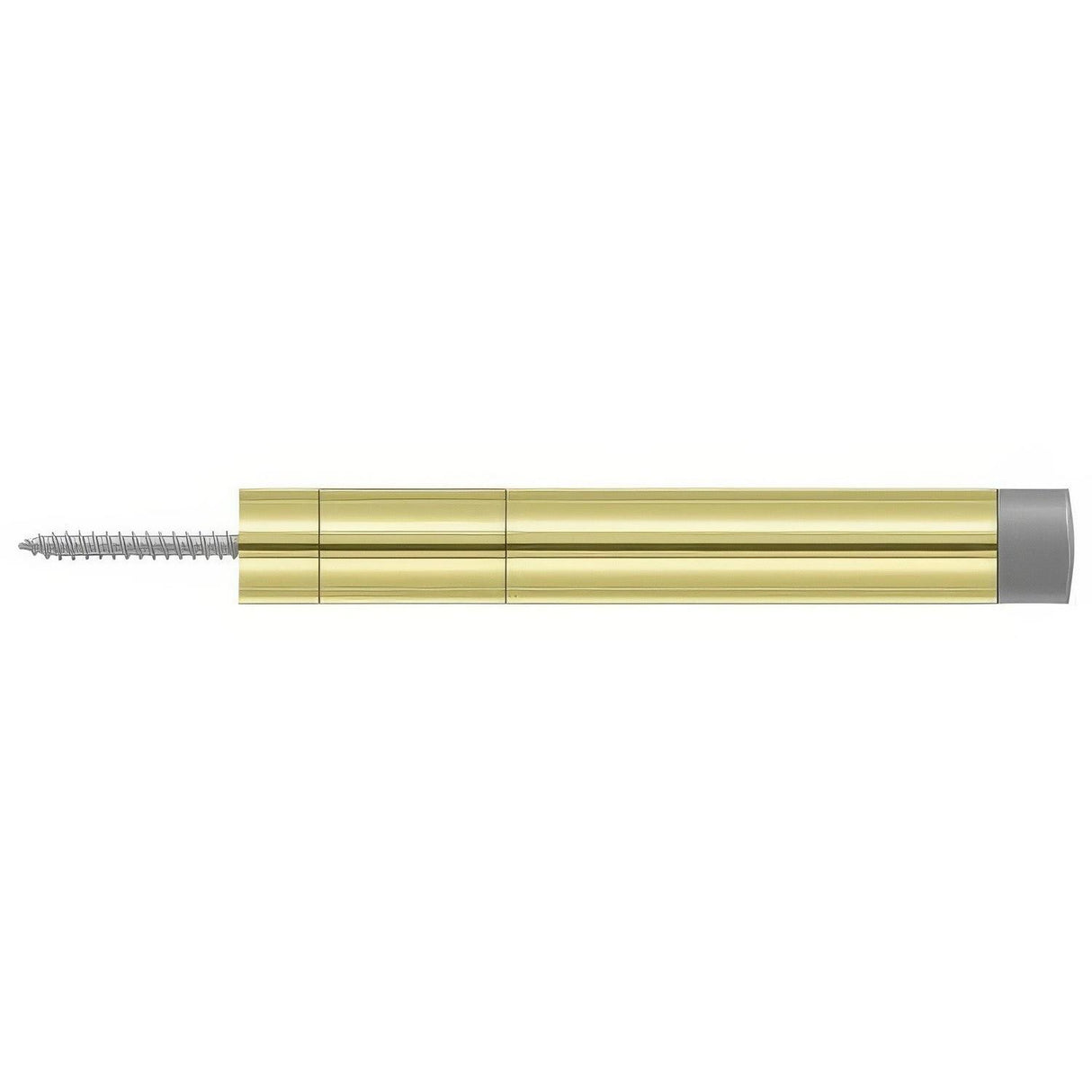 Deltana BDS450U3 BDS450 4-1/2" Baseboard Door Stop Polished Brass