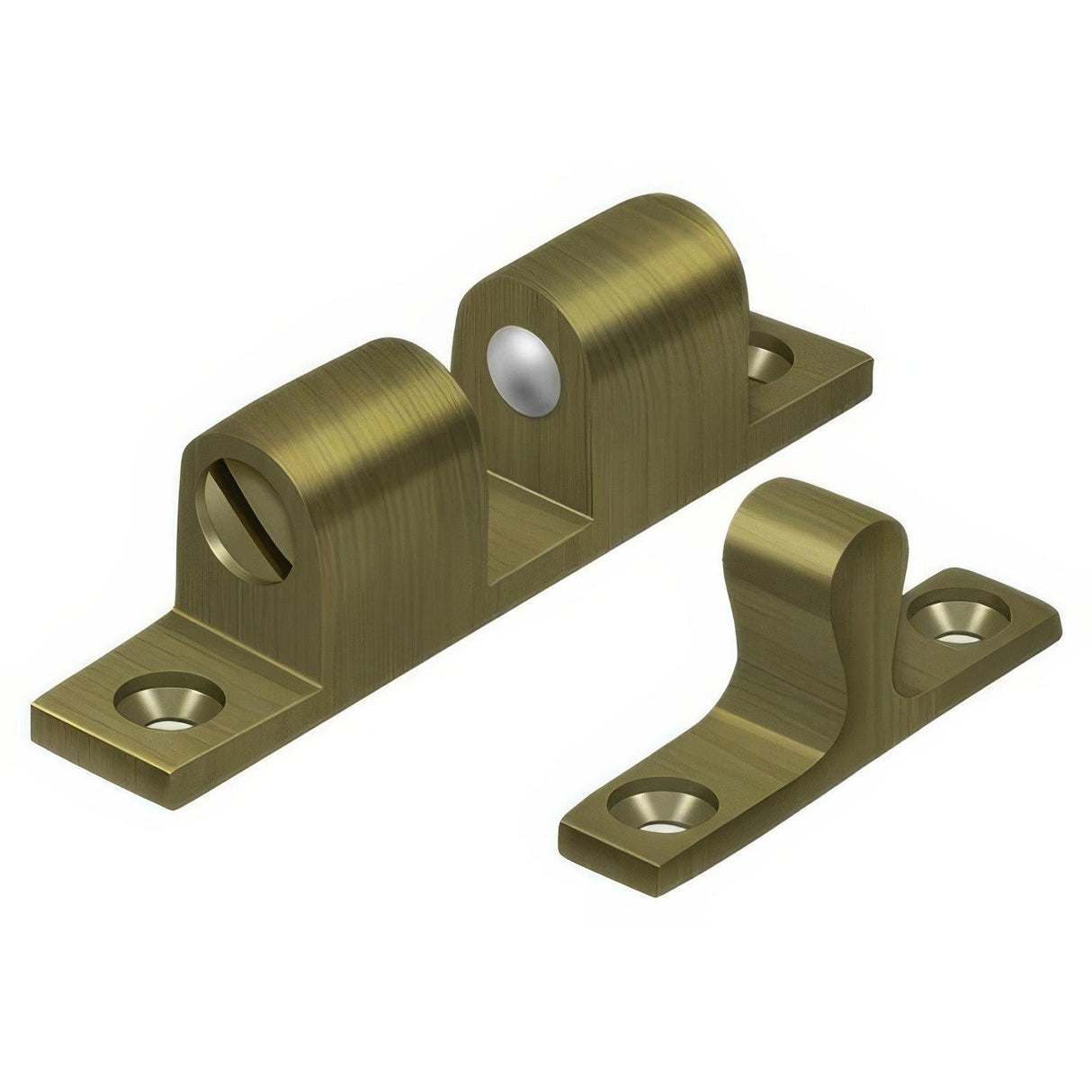 Deltana BTC20U5 BTC20U Ball Tension Catch 2.3" x 0.4" Antique Brass