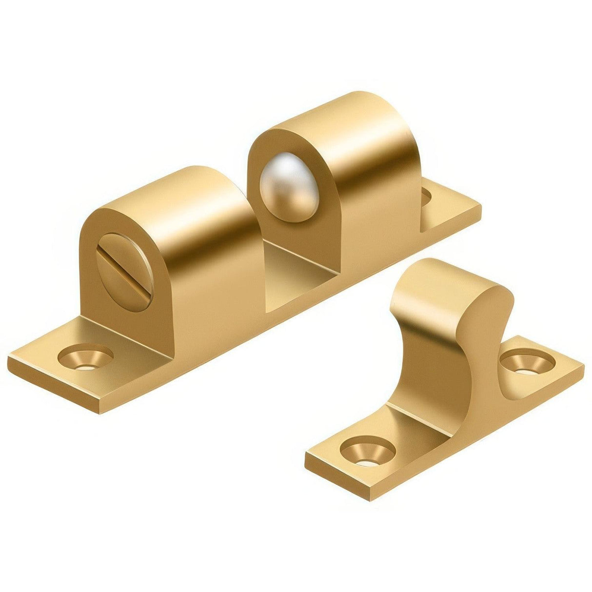 Deltana BTC30CR003 BTC30U Ball Tension Catch 3" x 0.75" Lifetime Polished Brass