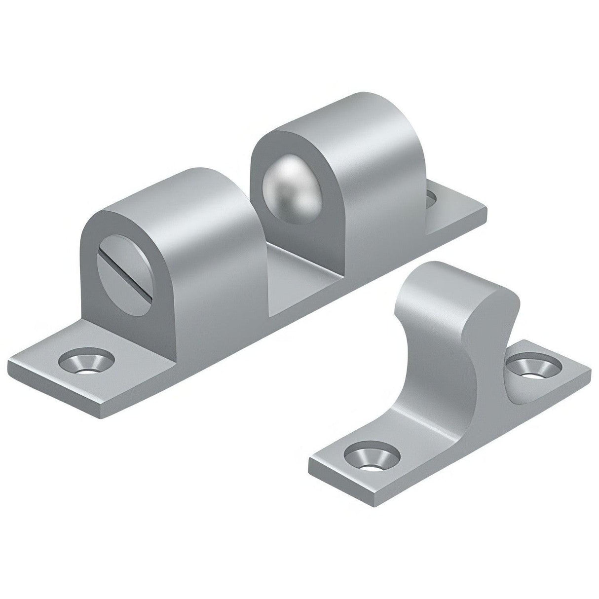 Deltana BTC30U26D BTC30U Ball Tension Catch 3" x 0.75" Satin Chrome
