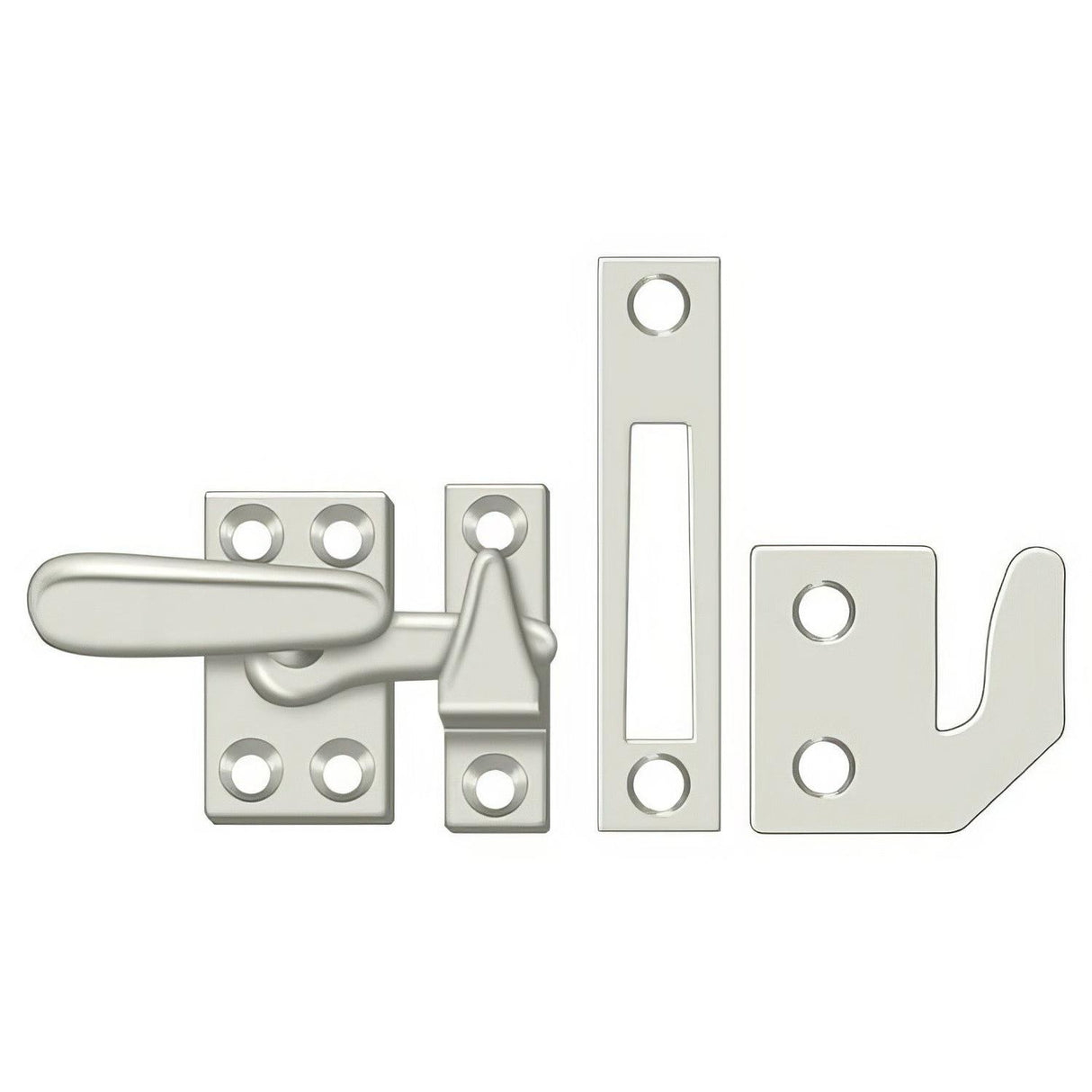Deltana CF066U14 CF066 Small 4 Piece Window Casement Fastener Polished Nickel