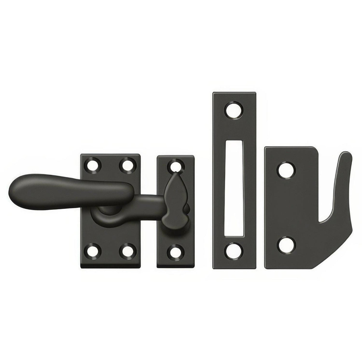 Deltana CF66U10B CF66 Medium 4 Piece Window Casement Fastener Oil Rubbed Bronze