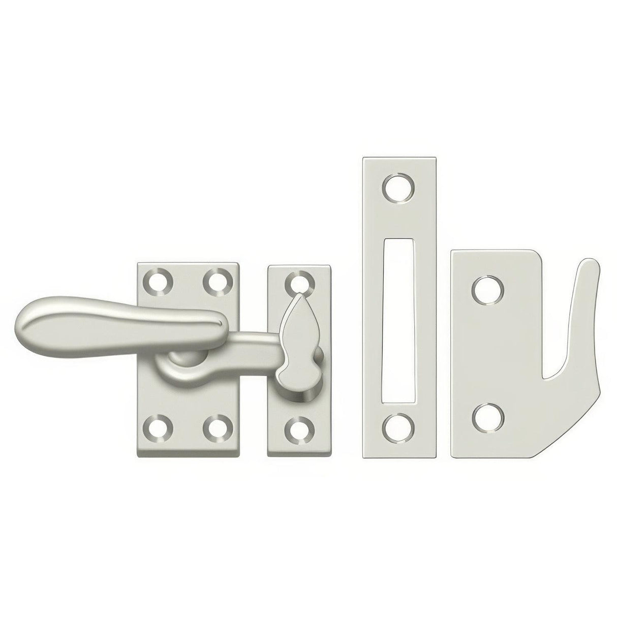 Deltana CF66U14 CF66 Medium 4 Piece Window Casement Fastener Polished Nickel