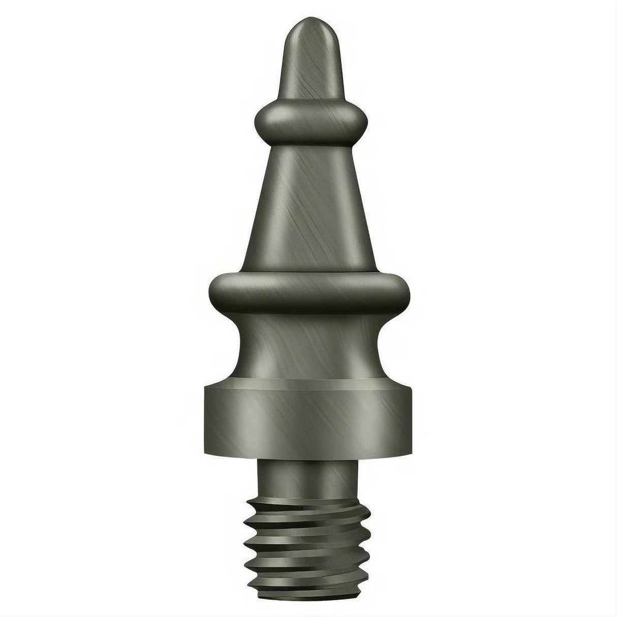 Deltana CHST15A CHST Steeple Tip Hinge Finials Antique Nickel