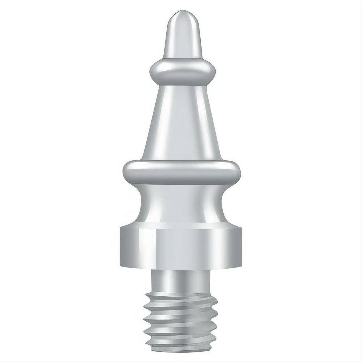 Deltana CHST26 CHST Steeple Tip Hinge Finials Polished Chrome