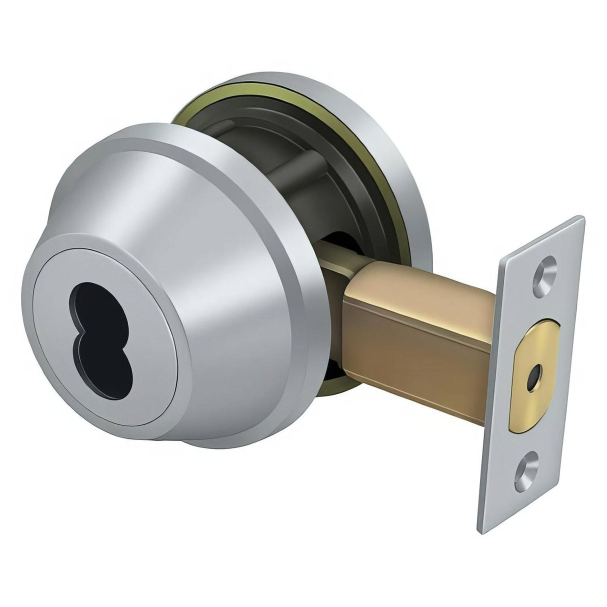 Deltana CL200LAIC-26D 2-5/8" Grade 2 Commercial Deadbolt without Cylinder