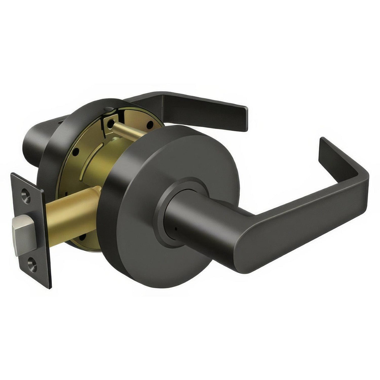 Deltana CL501EVC-10B Clarendon Grade 2 Passage Door Lever Oil Rubbed Bronze