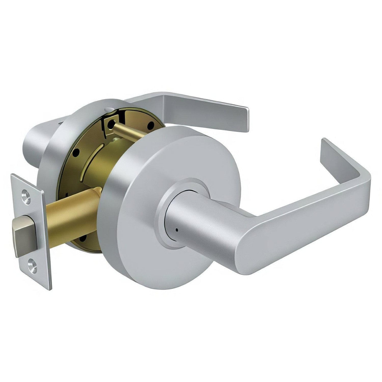 Deltana CL501EVC-26D Clarendon Grade 2 Passage Door Lever Brushed Chrome