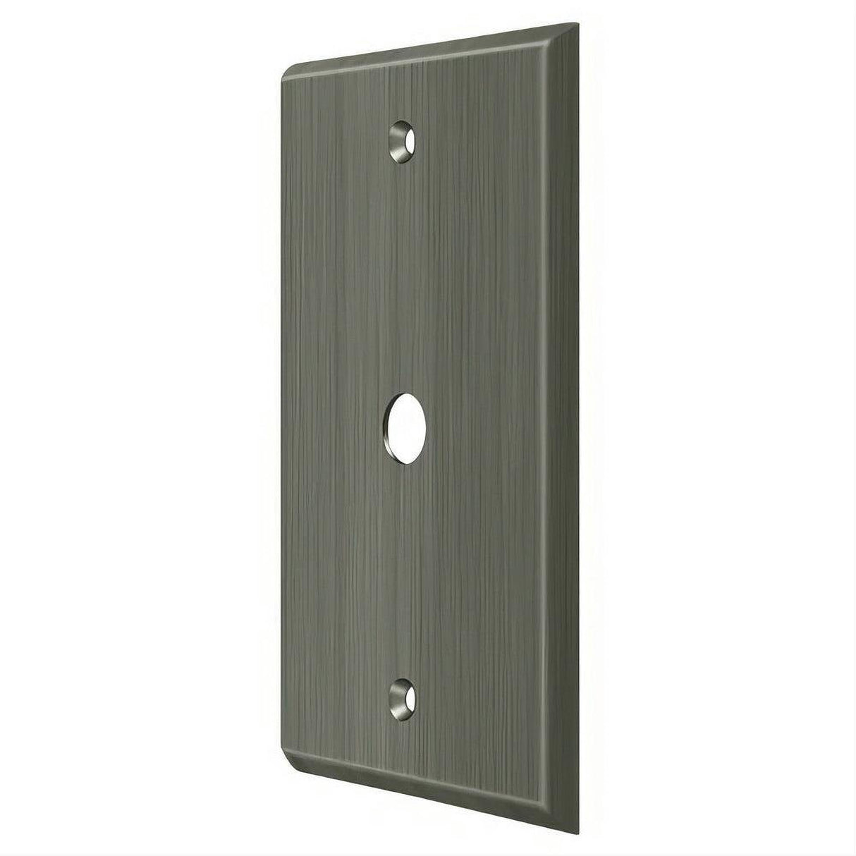 Deltana CPC4764U15A CPC4764 Coaxial Cable Switch Plate Cover Antique Nickel