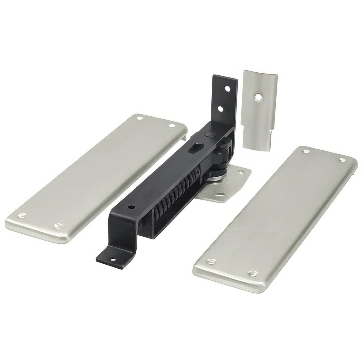 Deltana DASH95U15 DASH95 3.75" x 9.25" Floor Spring Hinge Set Satin Nickel