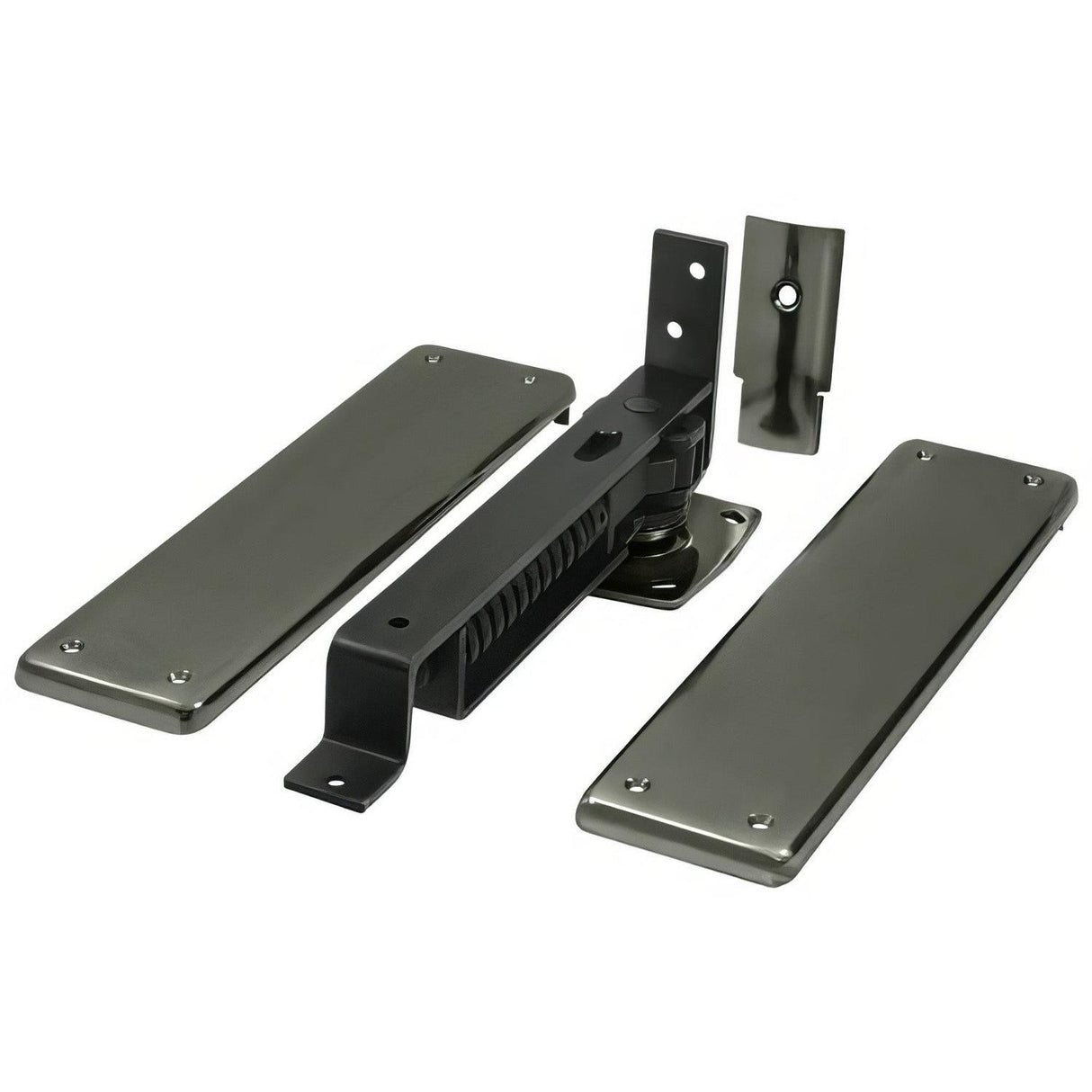 Deltana DASH95U15A DASH95 3.75" x 9.25" Floor Spring Hinge Set Antique Nickel
