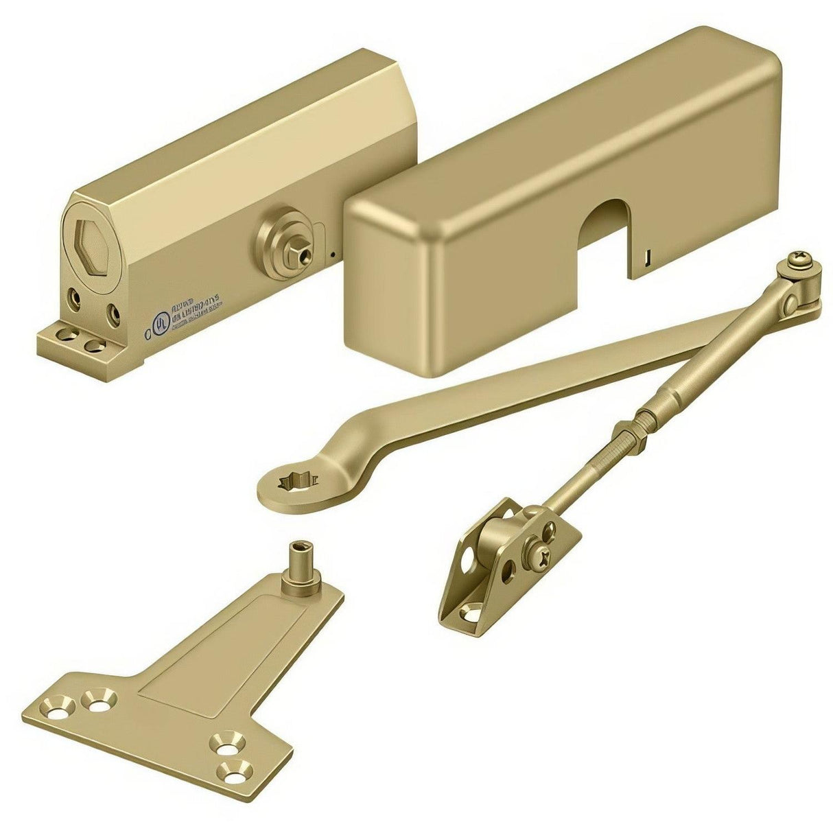 Deltana DC70-GOLD Surface Mount Door Closer