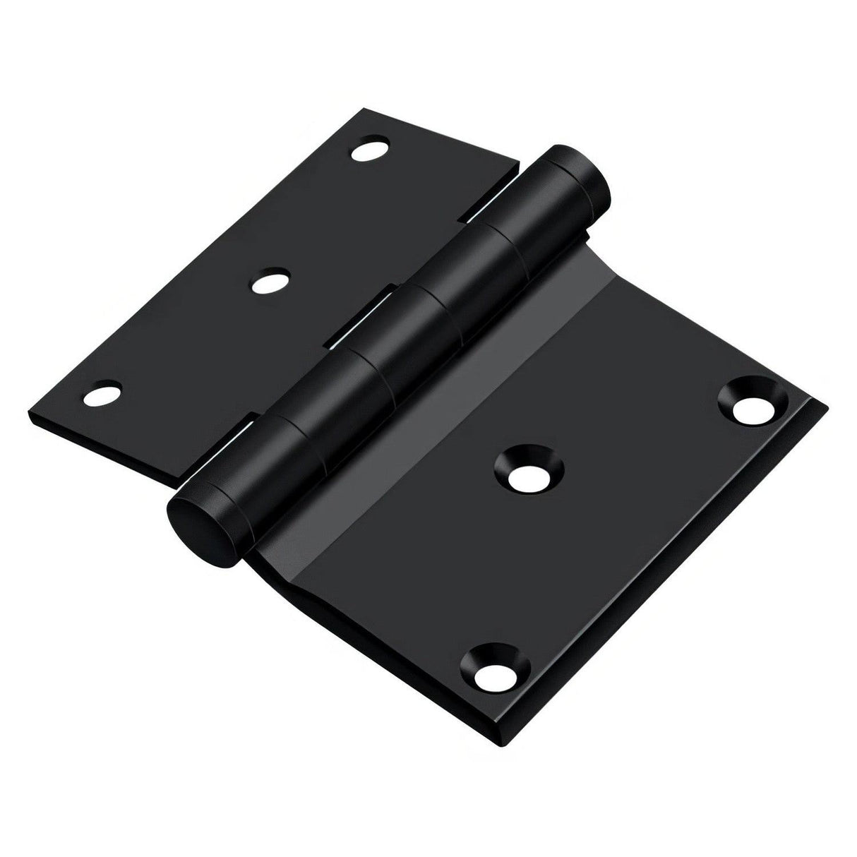 Deltana DHS3035U19 DHS3035 3" x 3-1/2" Square Corner Door Hinge Paint Black