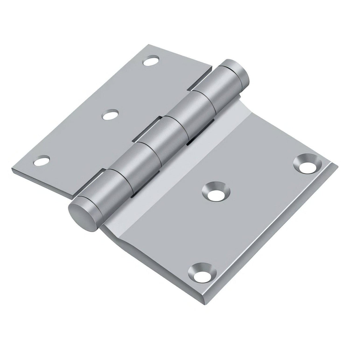 Deltana DHS3035U26D DHS3035 3" x 3-1/2" Square Corner Door Hinge Brushed Chrome