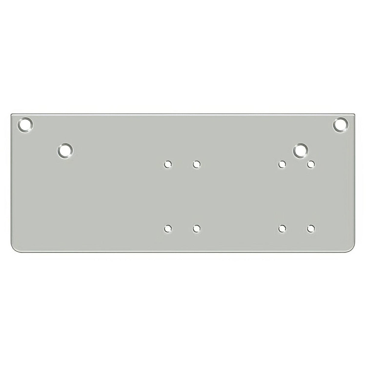 Deltana DP4041P-AL 13" x 5" Drop Plate for Door Closer with Parallel Arm Installation Aluminum