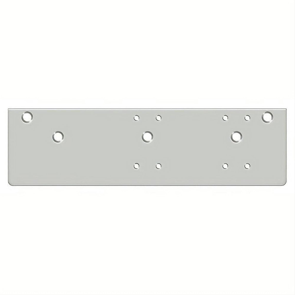 Deltana DP4041S-AL 13" x 3-5/8" Drop Plate for Door Closer with Standard Arm Installation Aluminum