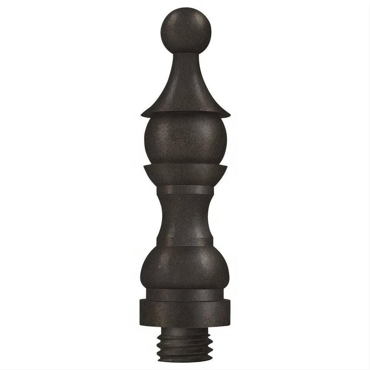 Deltana DSFRU10BD DSFR Decorative 3" Royal Finials for DSB45RM Hinge Bronze Dark