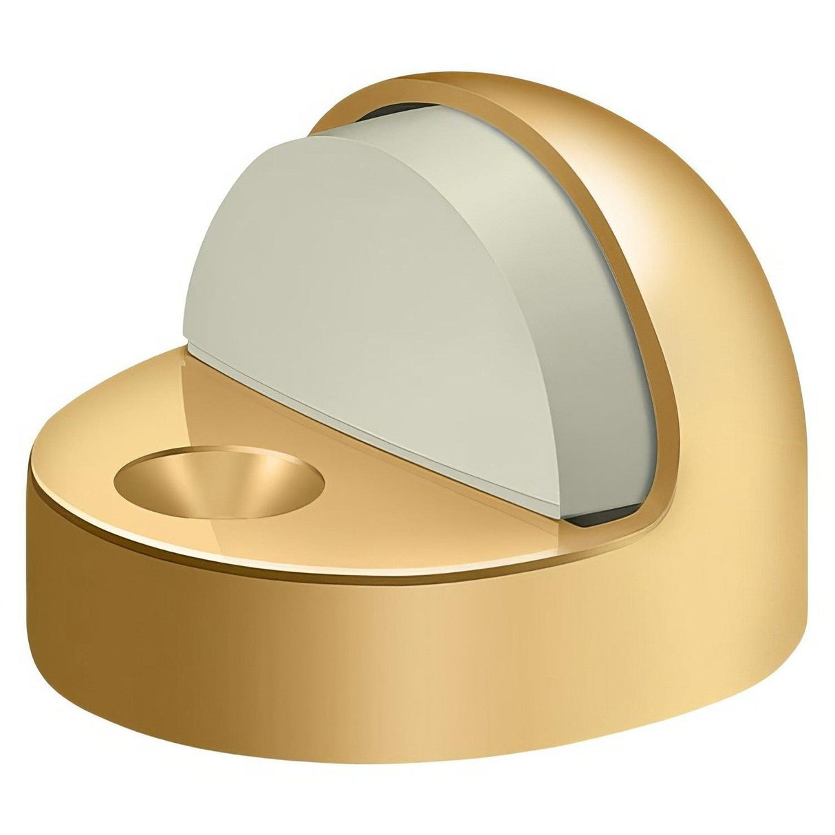Deltana DSHP916CR003 DSHP916 High Profile Dome Door Stop Lifetime Polished Brass