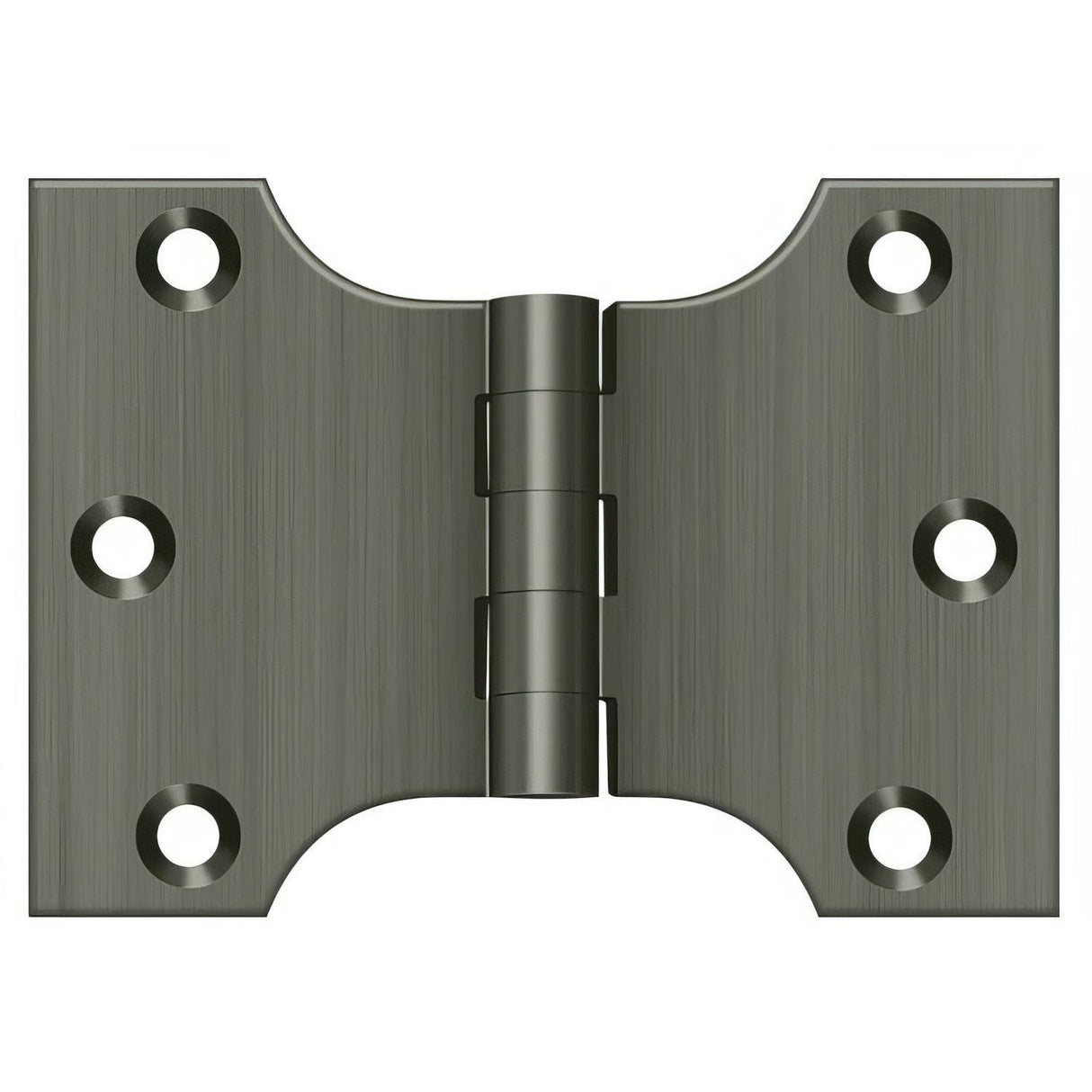 Deltana DSPA3040U15A DSPA3040 3" x 4" NRP Square Corner Door Hinge Antique Nickel