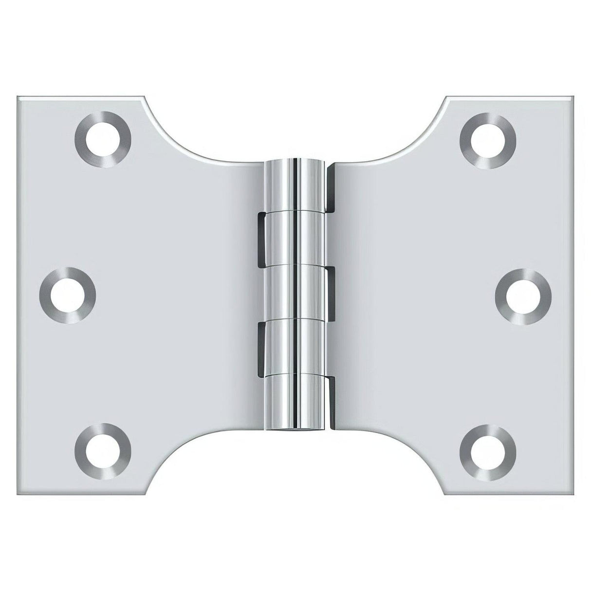 Deltana DSPA3040U26 DSPA3040 3" x 4" NRP Square Corner Door Hinge Chrome