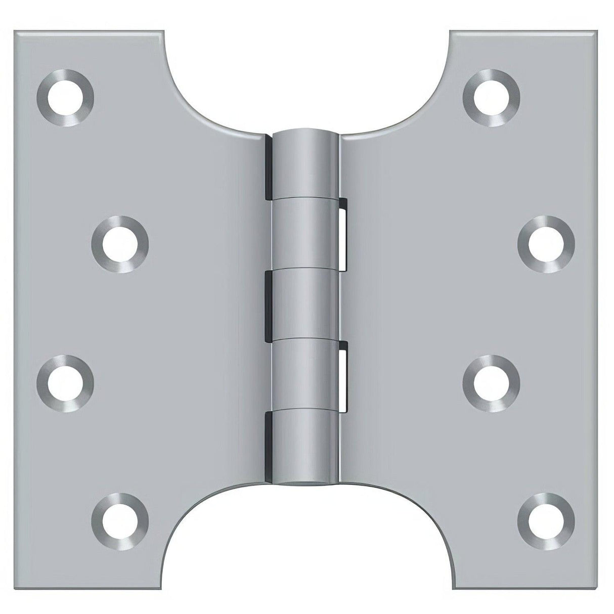 Deltana DSPA4040U26D DSPA4040 4" x 4" NRP Square Corner Door Hinge Brushed Chrome