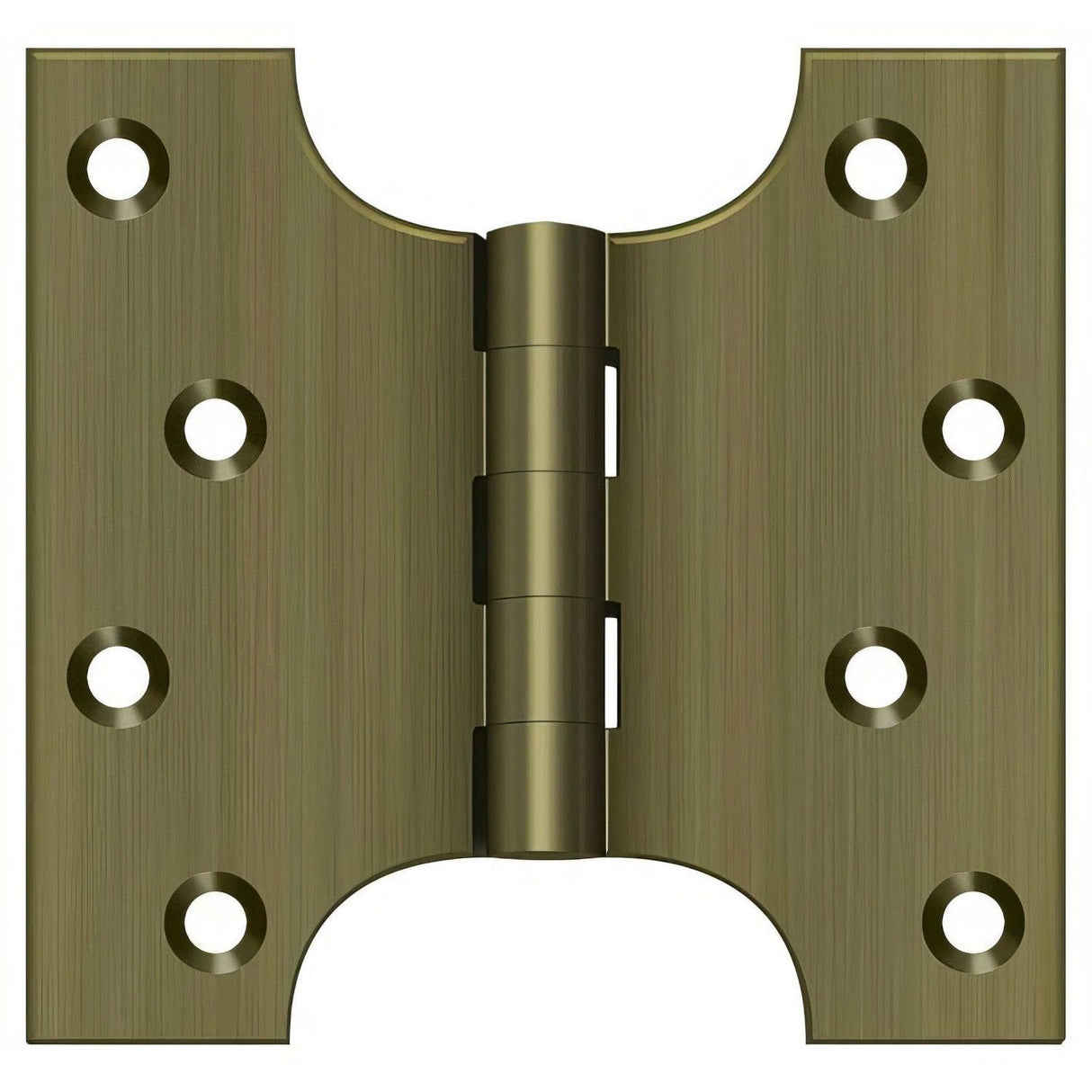 Deltana DSPA4040U5 DSPA4040 4" x 4" NRP Square Corner Door Hinge Antique Brass