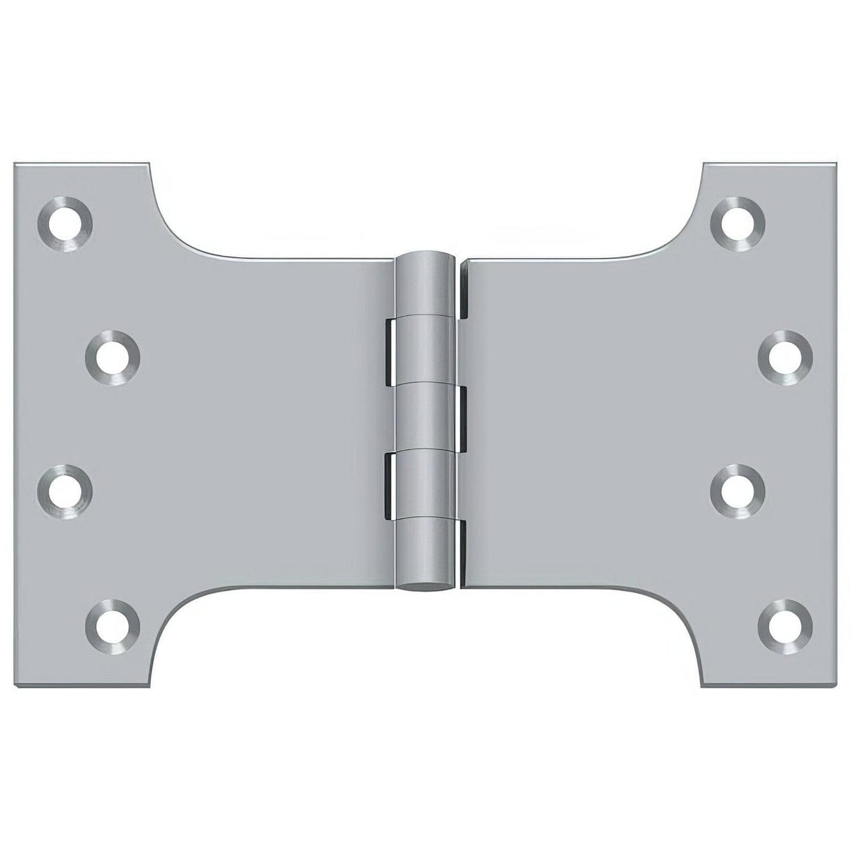 Deltana DSPA4060U26D DSPA4060 4" x 6" NRP Square Corner Door Hinge Brushed Chrome