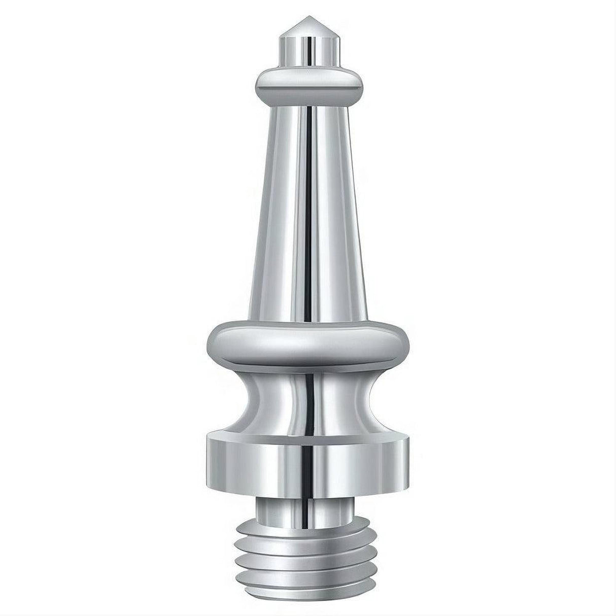 Deltana DSST26 DSST 1-3/16" Steeple Tip Finials Polished Chrome