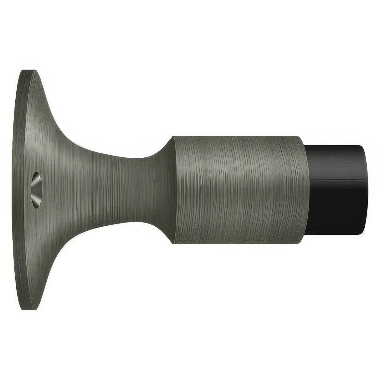 Deltana DSW325U15A DSW325 3-1/4" x 2-1/4" Wall Mount Door Stop Antique Nickel