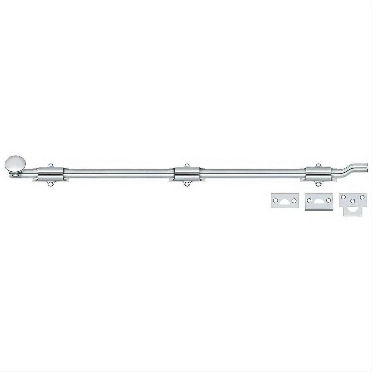 Deltana FPG2626 FPG26 26" HD Offset Surface Bolt Polished Chrome