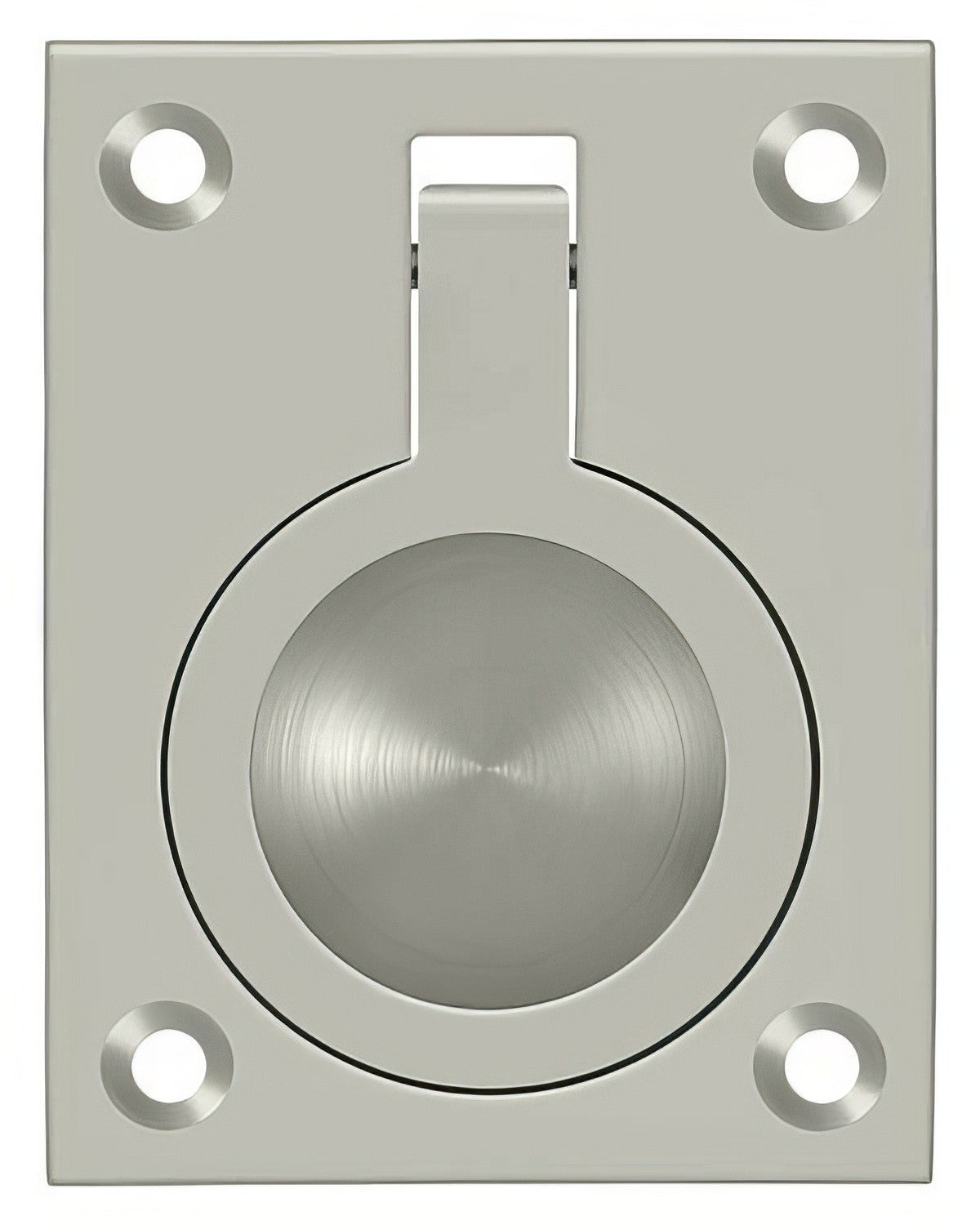 Deltana FRP25U15 FRP25 2-1/2" x 1-7/8" Flush Ring Pull Satin Nickel