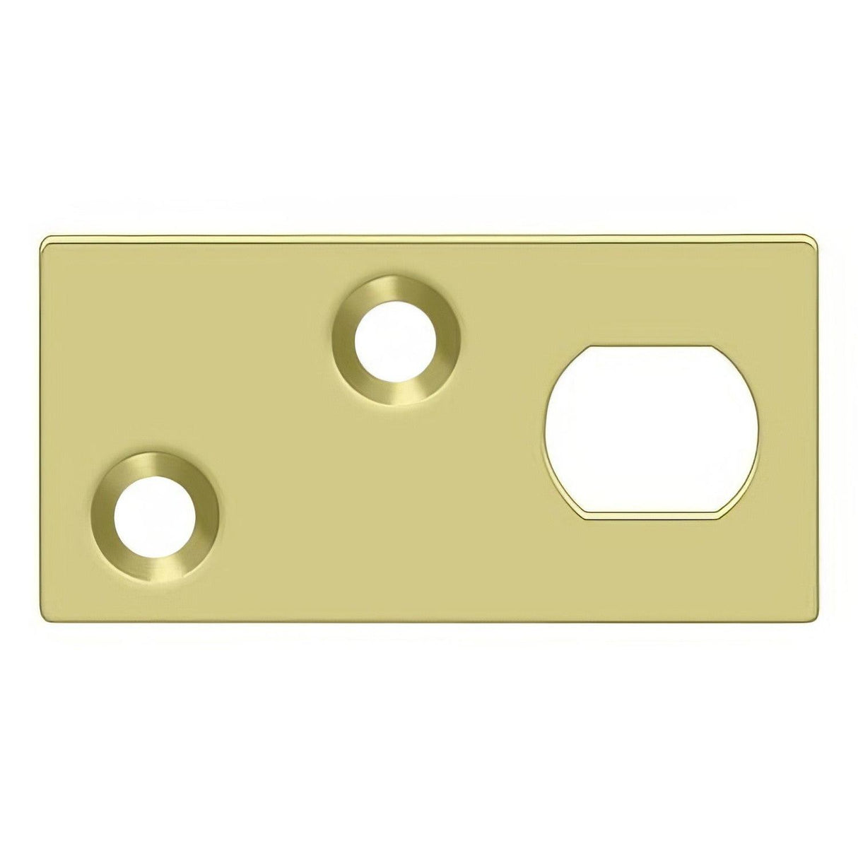 Deltana GP12EFB3 GP12EFB Guide Plate for EFB Extension Flush Bolt Polished Brass