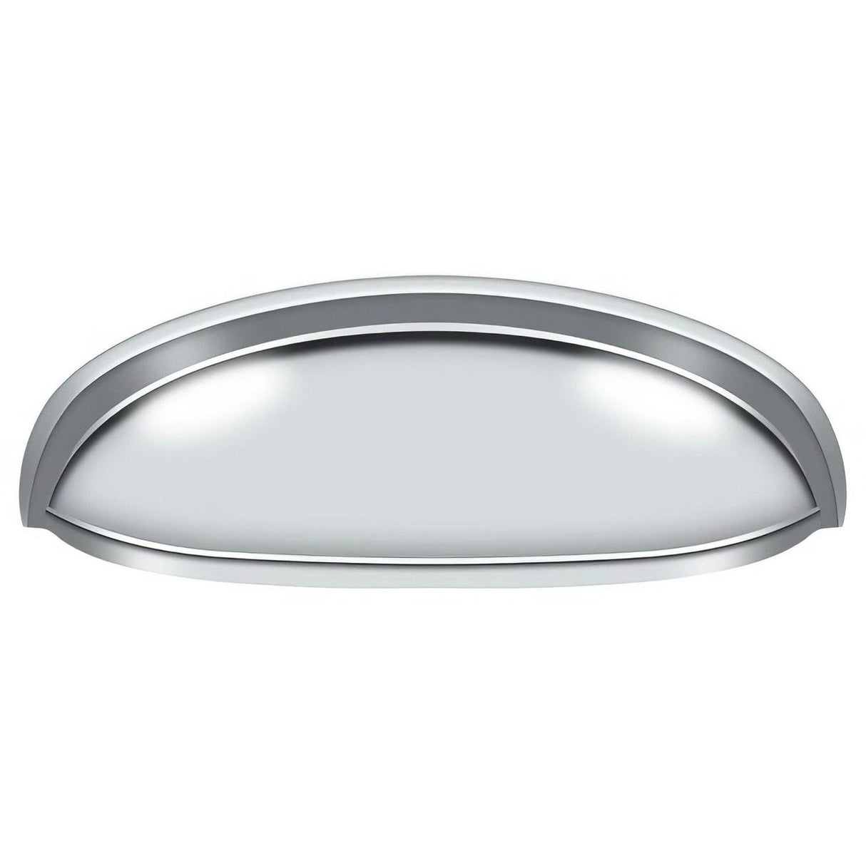 Deltana K407U26 K407 4-1/2" Elongated Shell Pull with 3" Centers Chrome